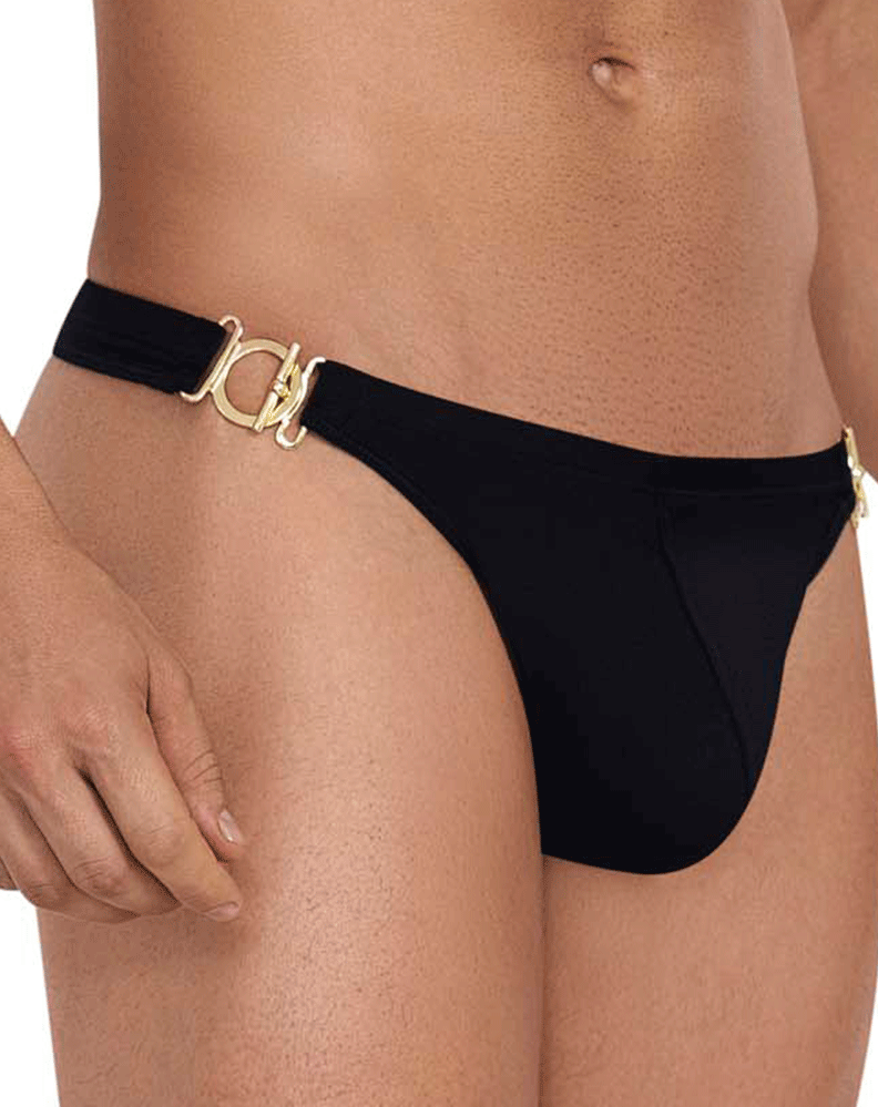 Clever 1240 Eros Thongs Black