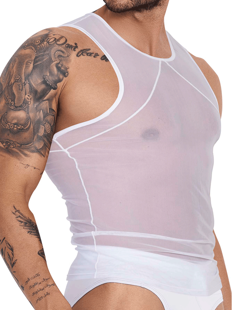 Clever 1241 Belial Tank Top White