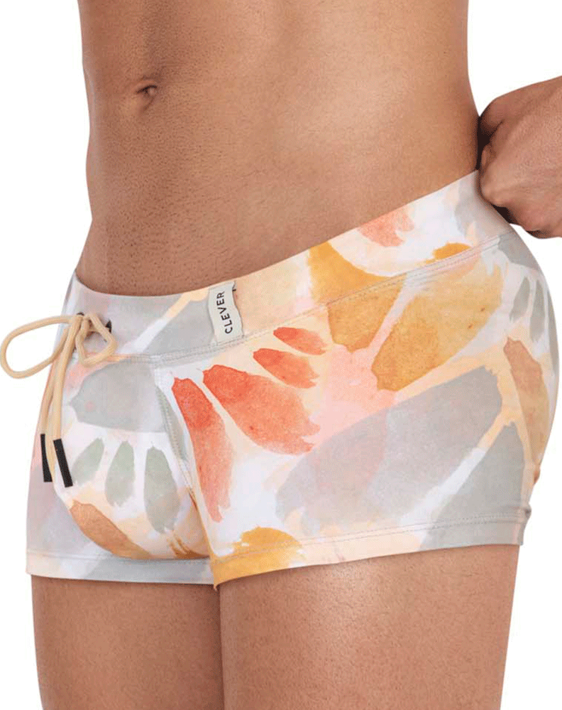 Clever 1249 Candela Swim Trunks Beige