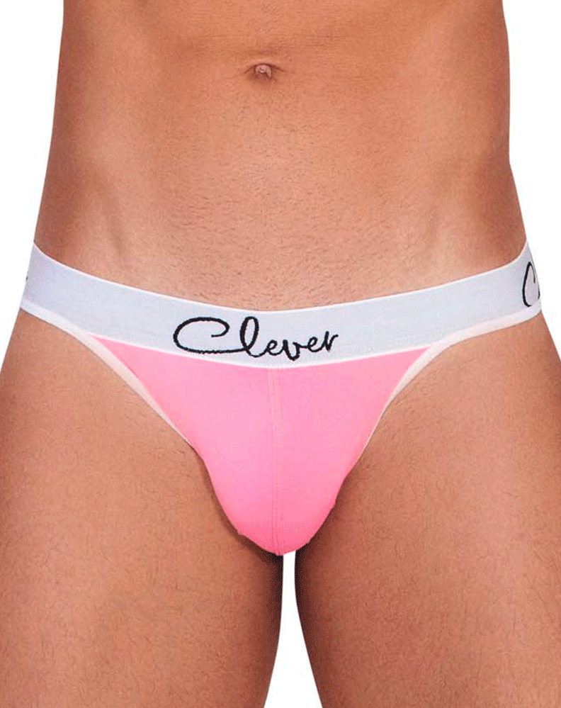 Clever 1408 Wood Thongs Pink