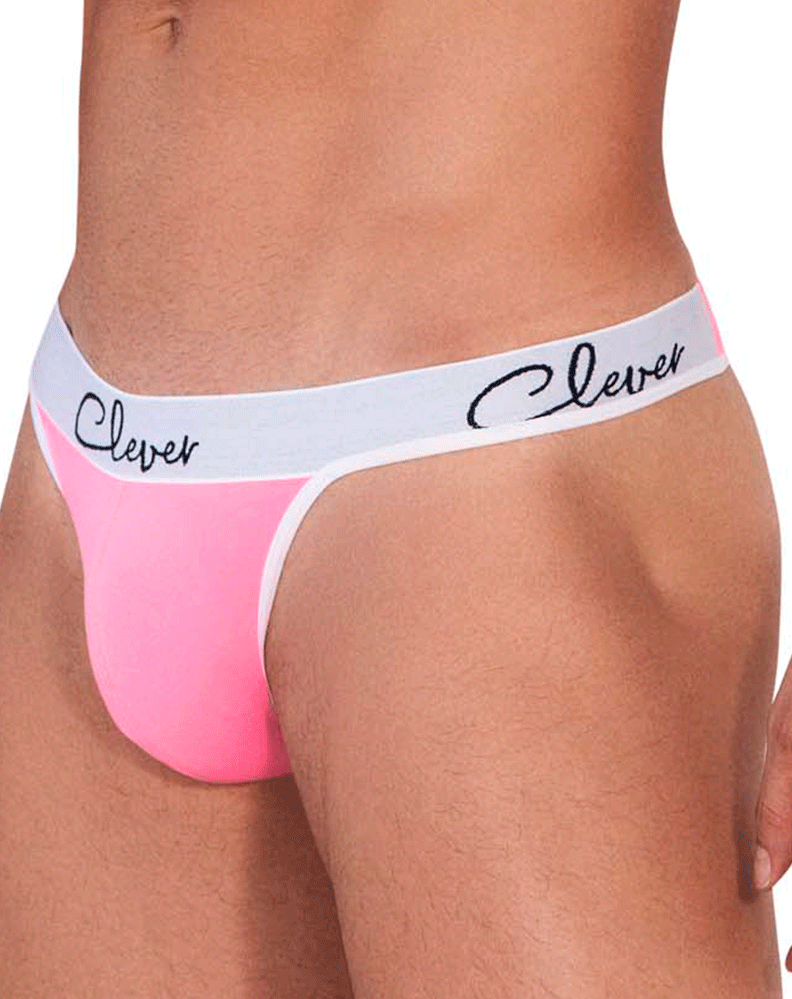 Clever 1408 Wood Thongs Pink