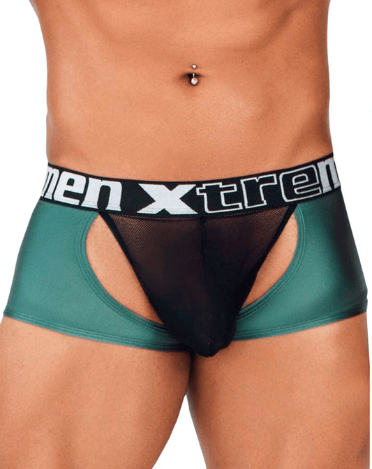 Xtremen 91125 Daring Mesh Trunks Green