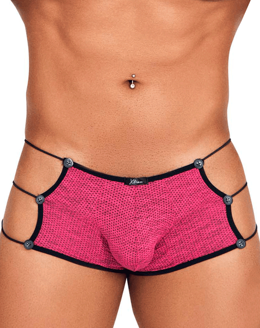 Xtremen 91133 Trendy Mesh Briefs Fuchsia