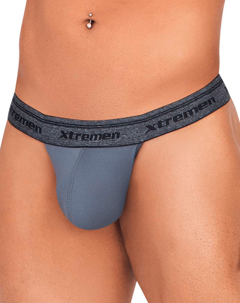 Xtremen 91141 Ultra-soft Thongs Dark Gray