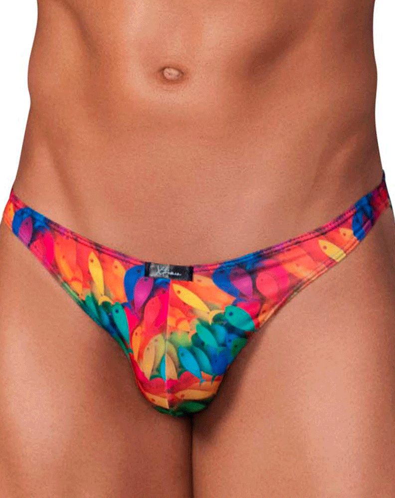 Xtremen 91145 Printed Microfiber Bikini Rainbow Fish