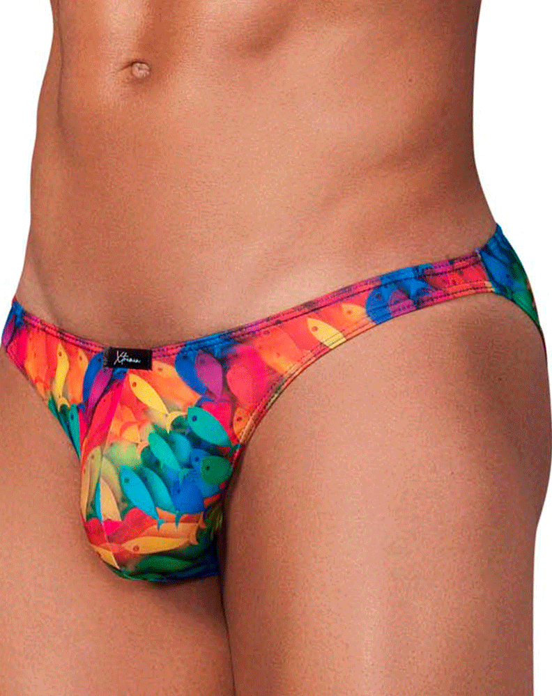 Xtremen 91145 Printed Microfiber Bikini Rainbow Fish