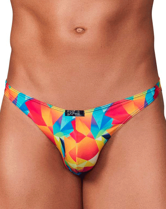 Xtremen 91145 Printed Microfiber Bikini Rainbow Prism