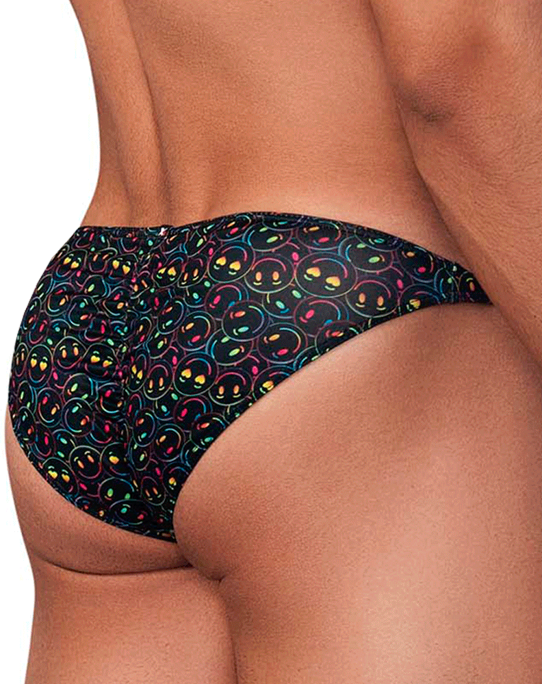 Xtremen 91145 Printed Microfiber Bikini Smiley Face