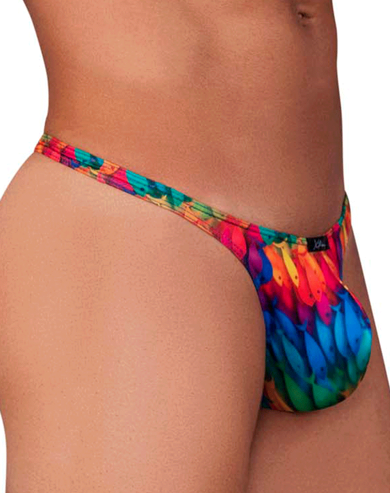 Xtremen 91146 Printed Microfiber Thongs Rainbow Prism