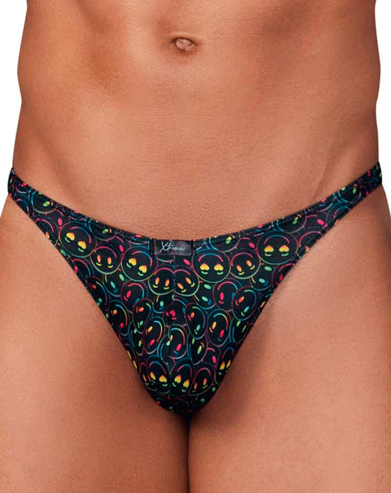 Xtremen 91146 Printed Microfiber Thongs Smiley Face