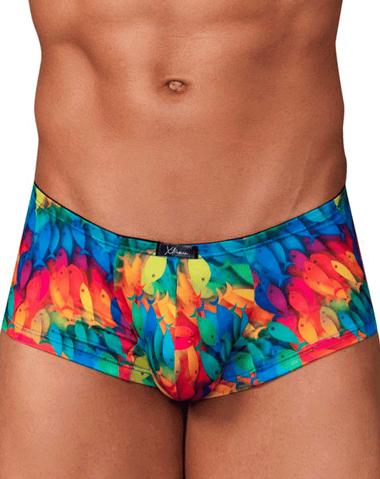 Xtremen 91147 Printed Microfiber Trunks Rainbow Fish