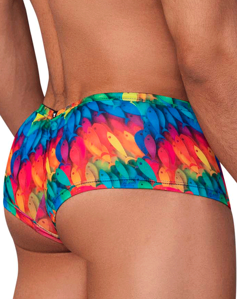 Xtremen 91147 Printed Microfiber Trunks Rainbow Fish