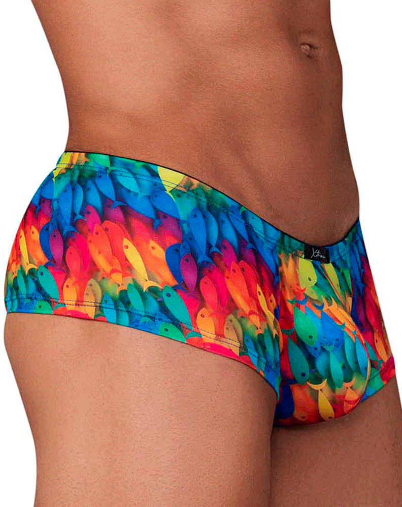 Xtremen 91147 Printed Microfiber Trunks Rainbow Fish