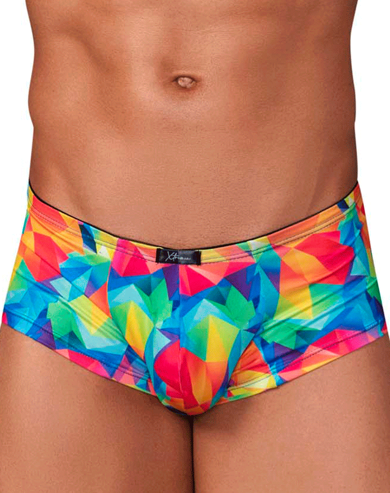 Xtremen 91147 Printed Microfiber Trunks Rainbow Prism