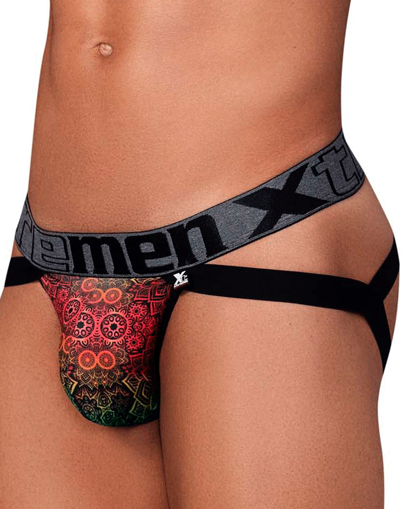 Xtremen 91148 Printed Microfiber Jockstrap Mandala