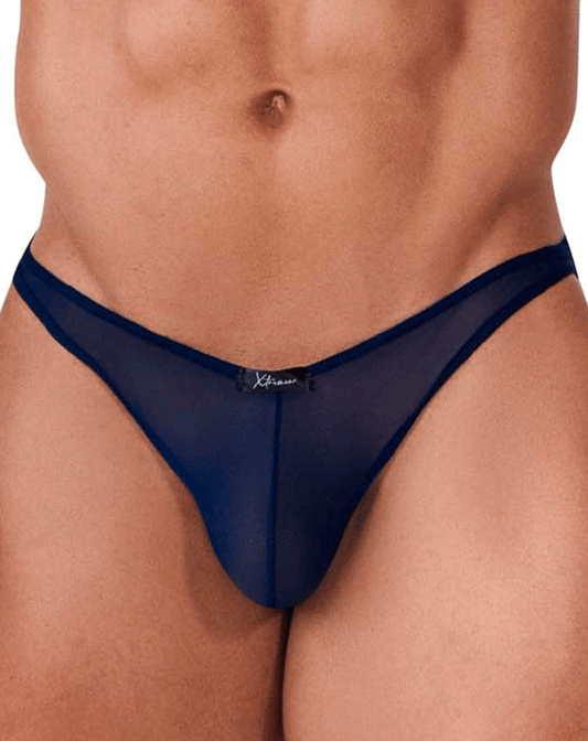 Xtremen 91153 Tulle Mesh Jockstrap Navy