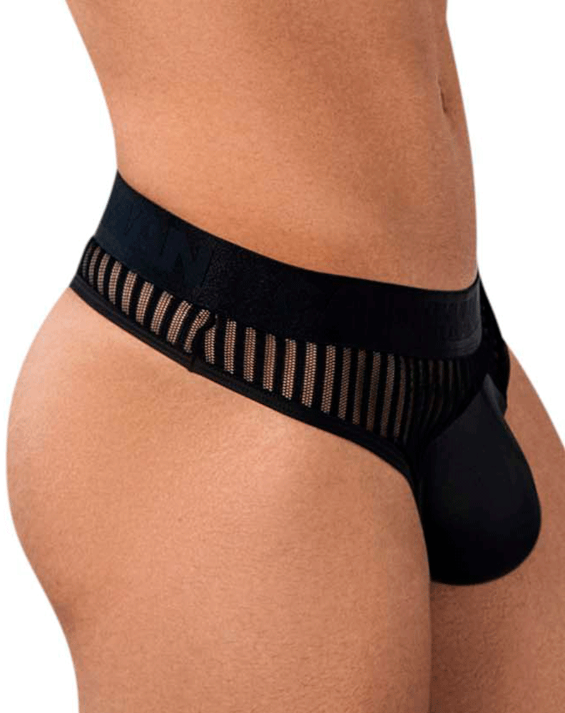 Candyman 99642 Mesh Thongs Black