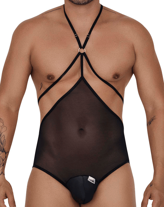 Candyman 99662 Tulle Bodysuit Black