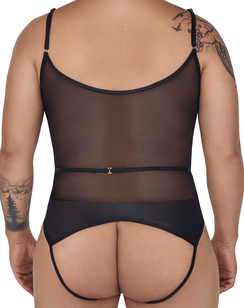 Candyman 99670x Harness Bodysuit Black