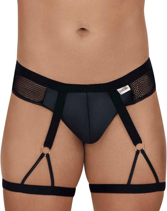 Candyman 99684 Garter Briefs Black