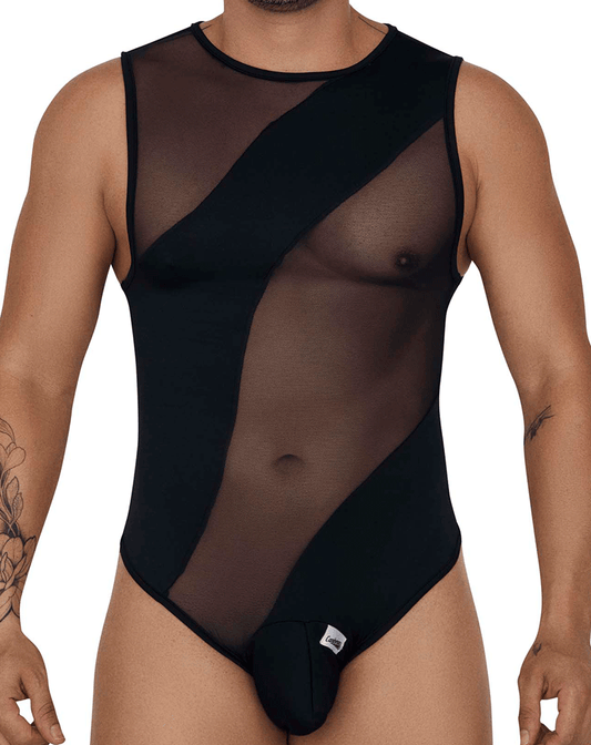 Candyman 99699 Mesh Bodysuit Black