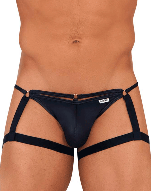 Candyman 99705 Garter Jockstrap Black