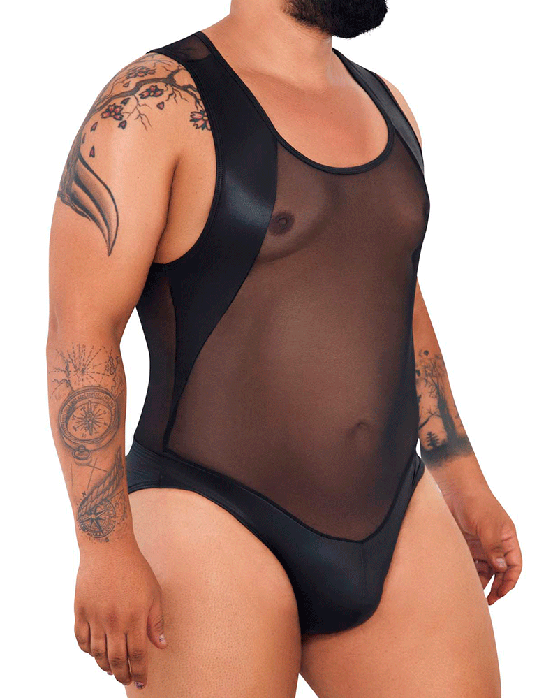 Candyman 99716x Work-n-out Bodysuit Black