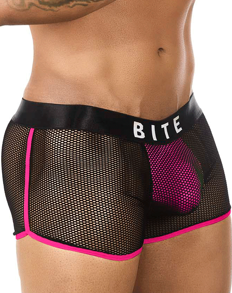 Bitewear Bw2023107 Bright Kumquat Trunks Fuchsia