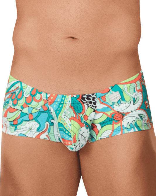 Clever 0542-1 Psychedelic Trunks Green