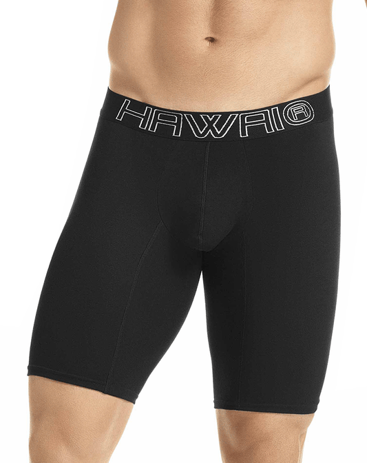 Hawai 41903 Solid Athletic Boxer Briefs Black