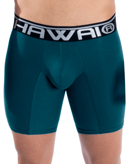 Hawai 41903 Solid Athletic Boxer Briefs Petrol