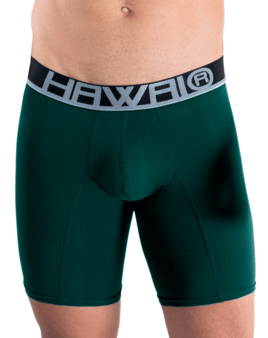 Hawai 41903 Solid Athletic Boxer Briefs Green