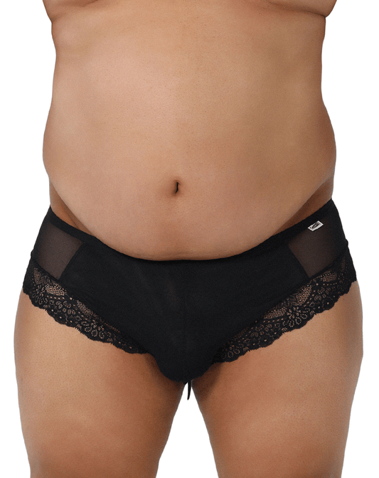 Candyman 99462x Lace Briefs Black