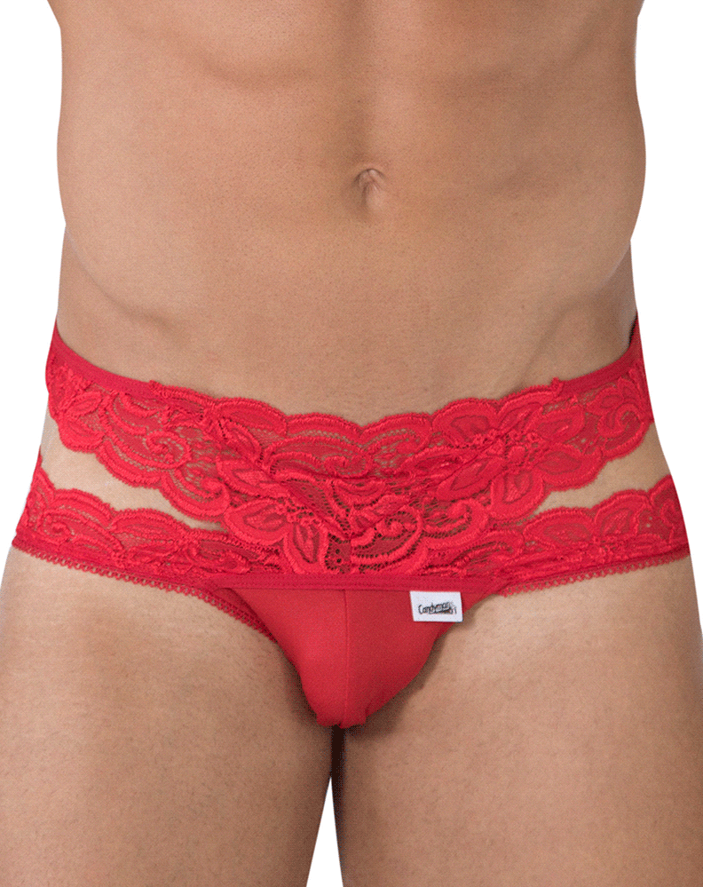 Candyman 99487 Lace Double Bikini Red