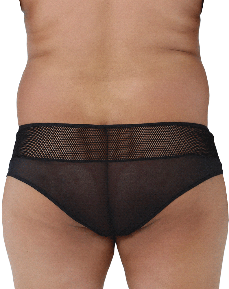 Candyman 99495x  Mesh Briefs Black