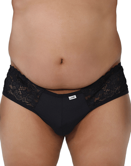 Candyman 99490x Lace-mesh Jockstrap Black