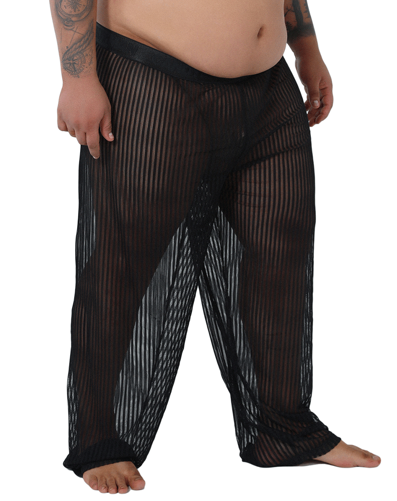 Candyman 99496x Mesh Lounge Pants Black