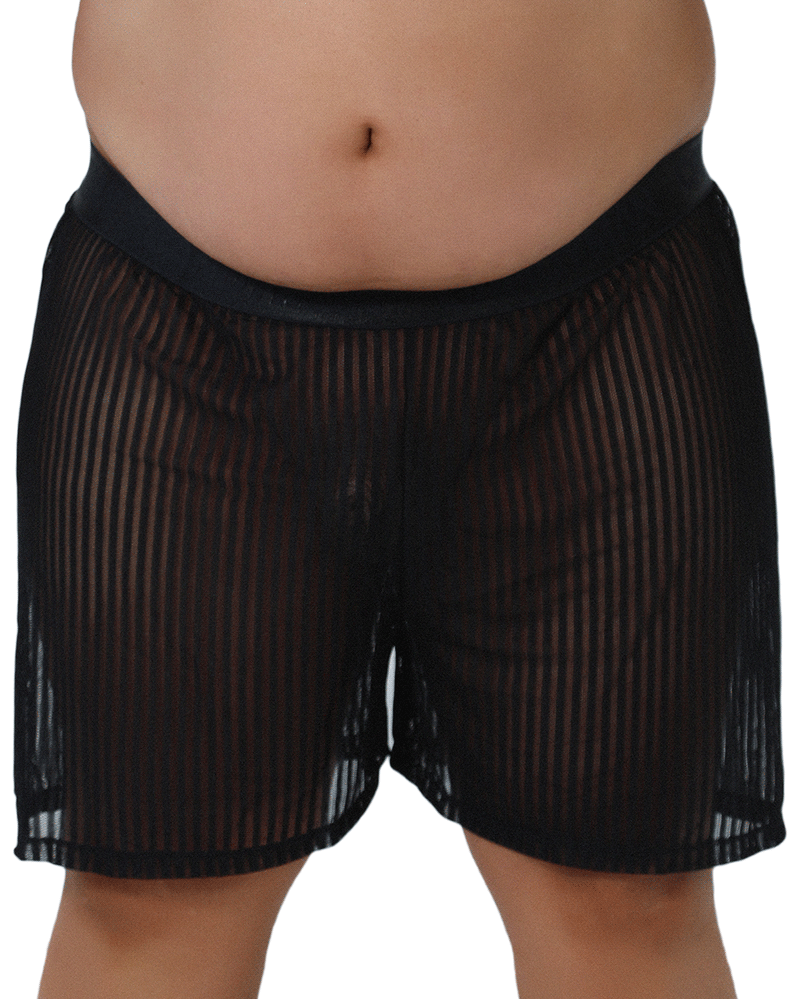 Candyman 99497x Mesh Lounge Shorts Black