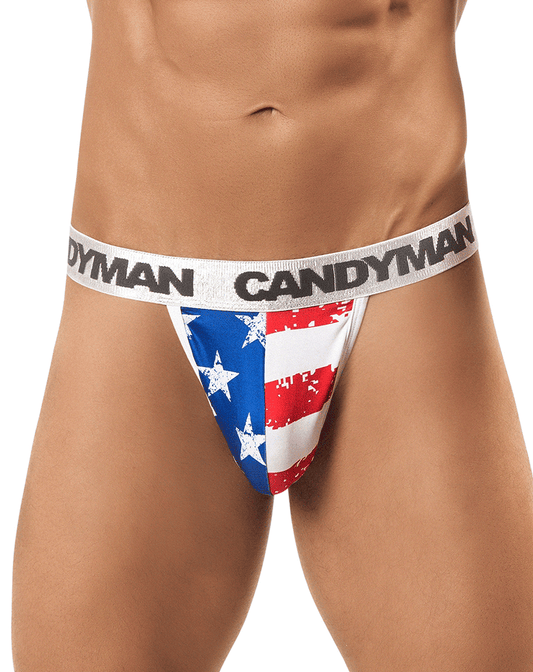 Candyman 99154 Patriotic Thong Multi-colored