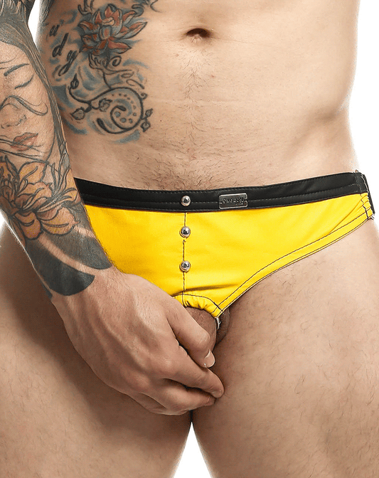 Malebasics Dmbl01 Dngeon Cockring Jockstrap Yellow