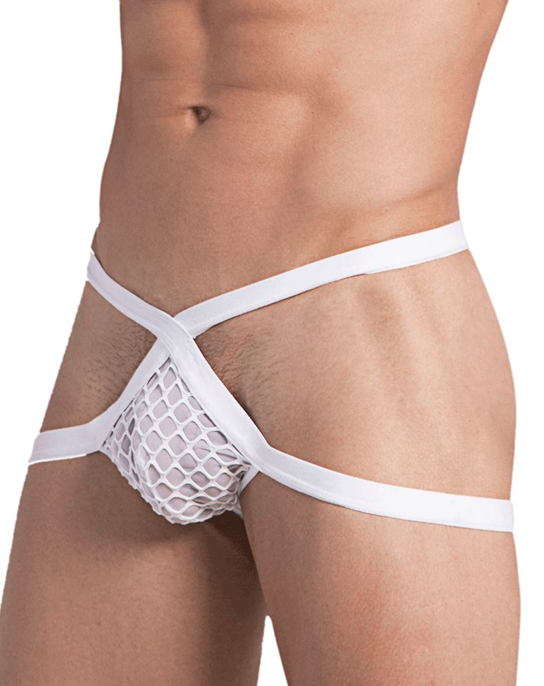 Hidden 963 Mesh Jockstrap White