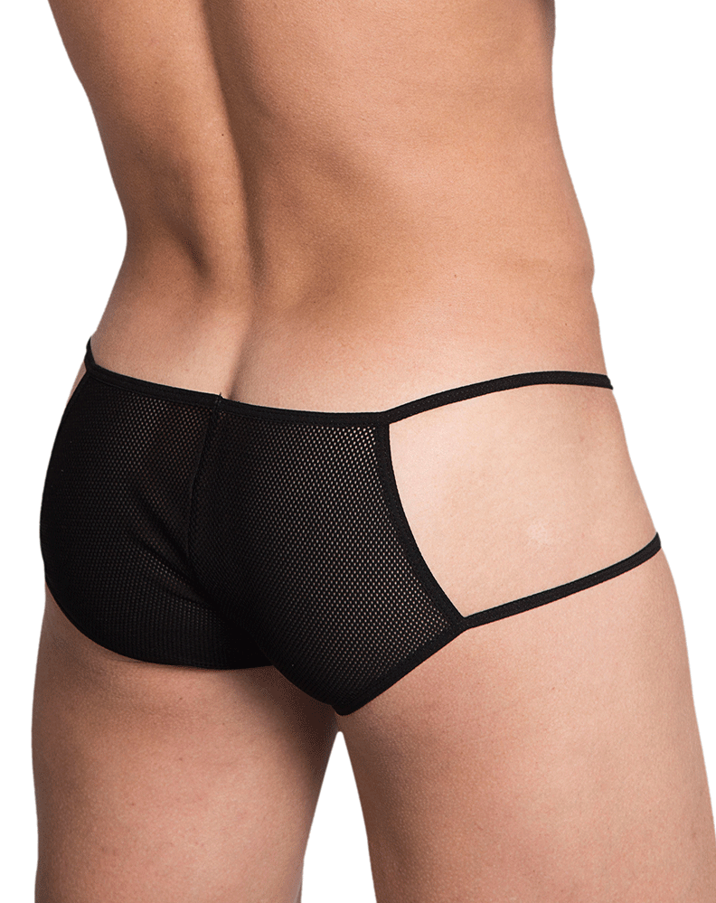 Hidden 965 Open Side Briefs Black