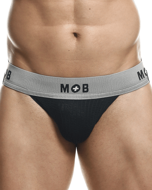 Malebasics Mbl107 Classic Fetish Jock 3 Inches Jockstrap Black