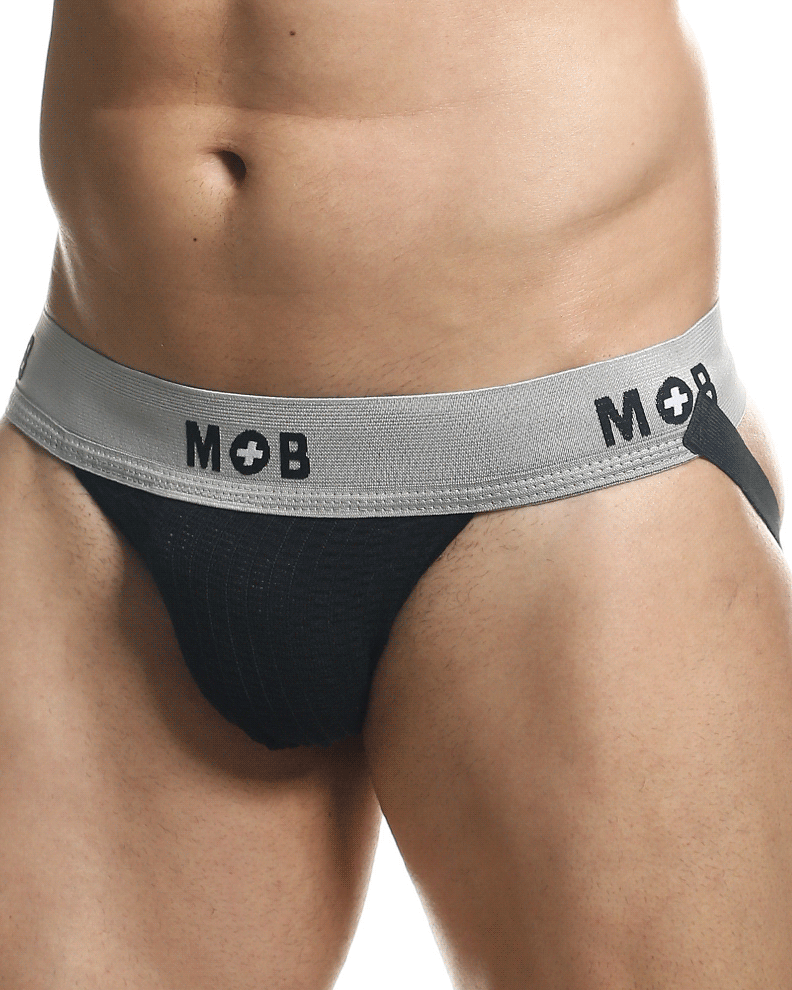 Malebasics Mbl107 Classic Fetish Jock 3 Inches Jockstrap Black