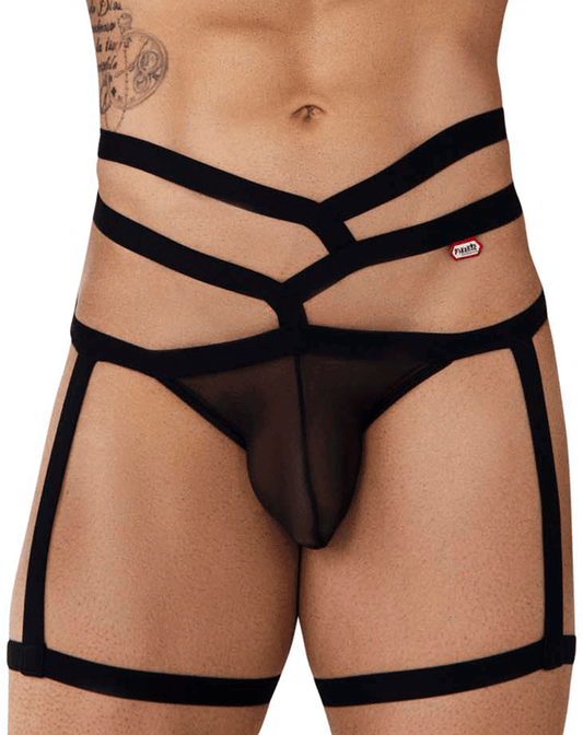 Pikante 0999 Accra Garter Briefs Black