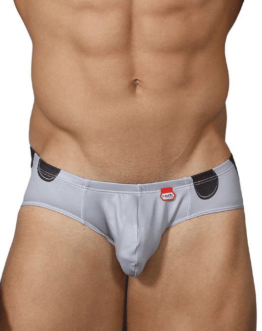 Pikante 0235 Buddies Printed Briefs Gray