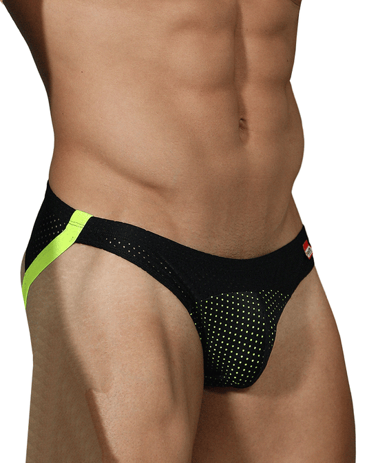 Pikante 0208 Click Athletic Mesh Jockstrap Green